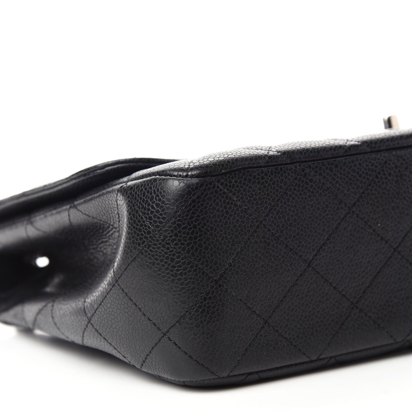 Caviar Quilted Jumbo Single Flap Black