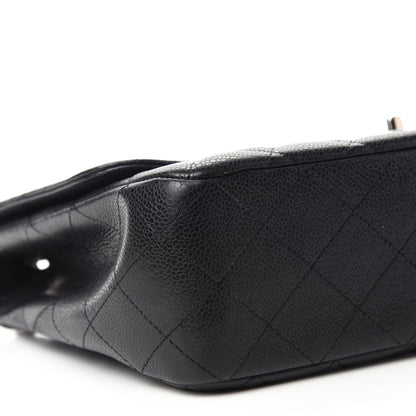 Chanel Caviar Quilted Jumbo Single Flap Black 6 of 14