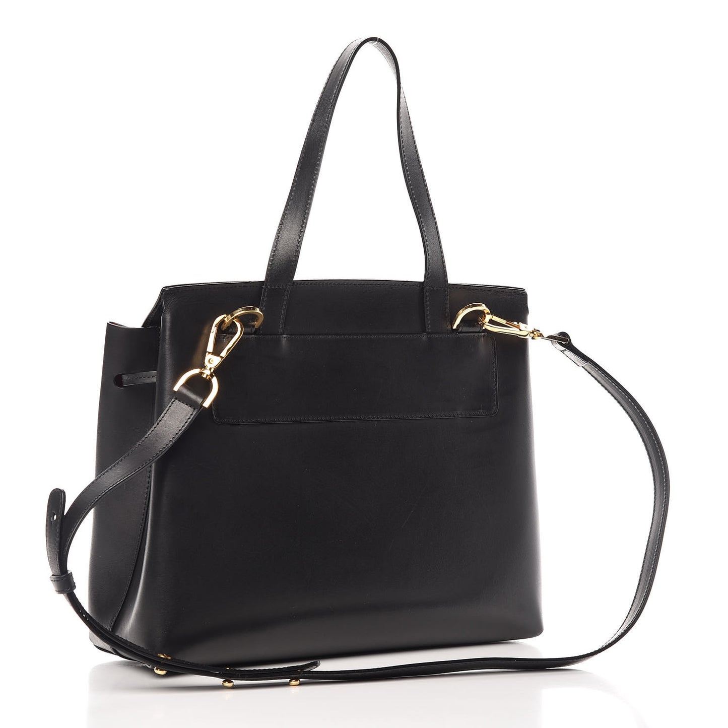 Calfskin Lady Bag Black Flamma