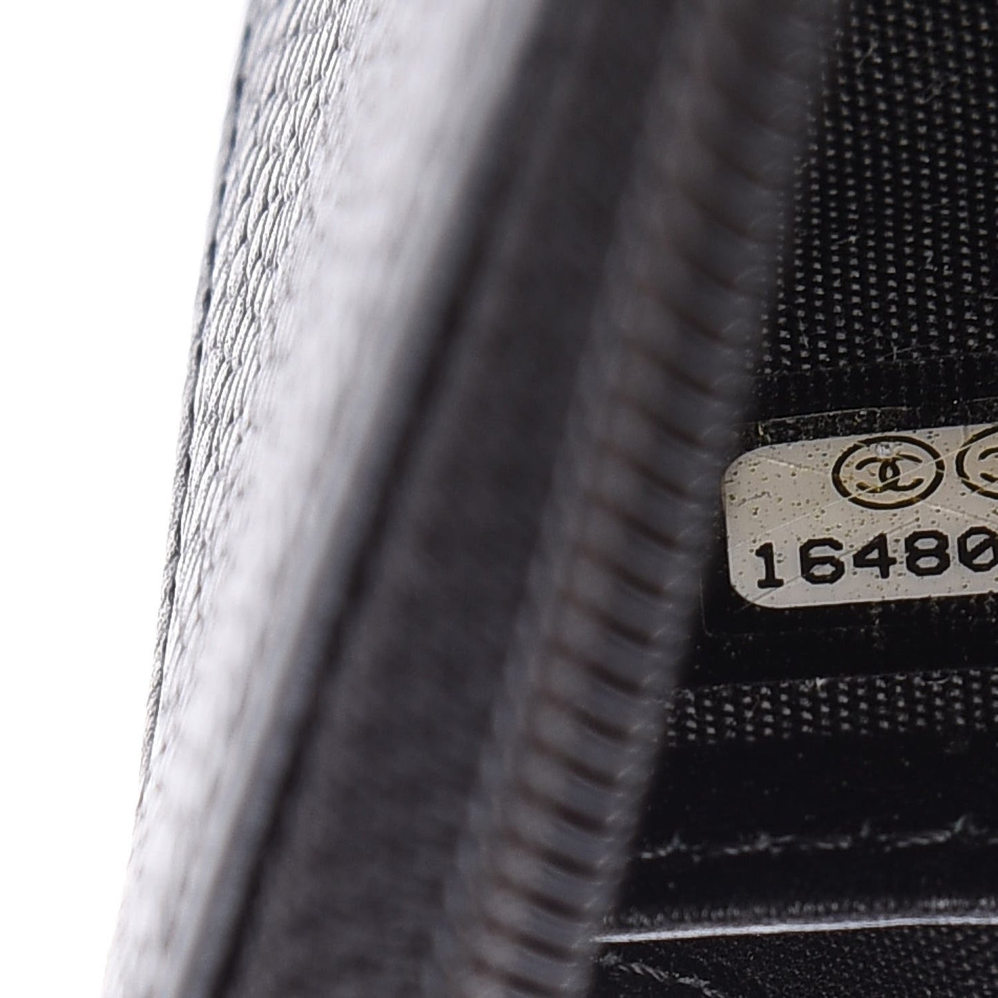 Caviar Large Timeless CC Zip Around Wallet Black