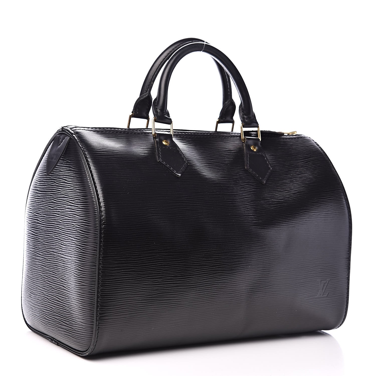 Louis Vuitton Epi Speedy 30 Black 3 of 14