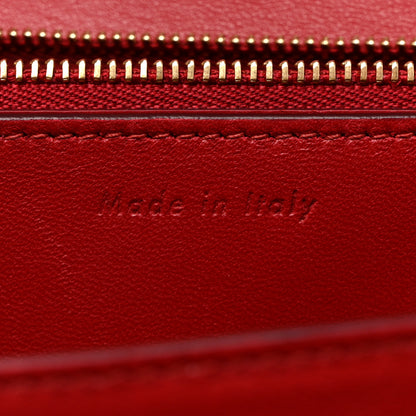 Celine Box Calfskin Medium Classic Box Flap Bag Red 7 of 14
