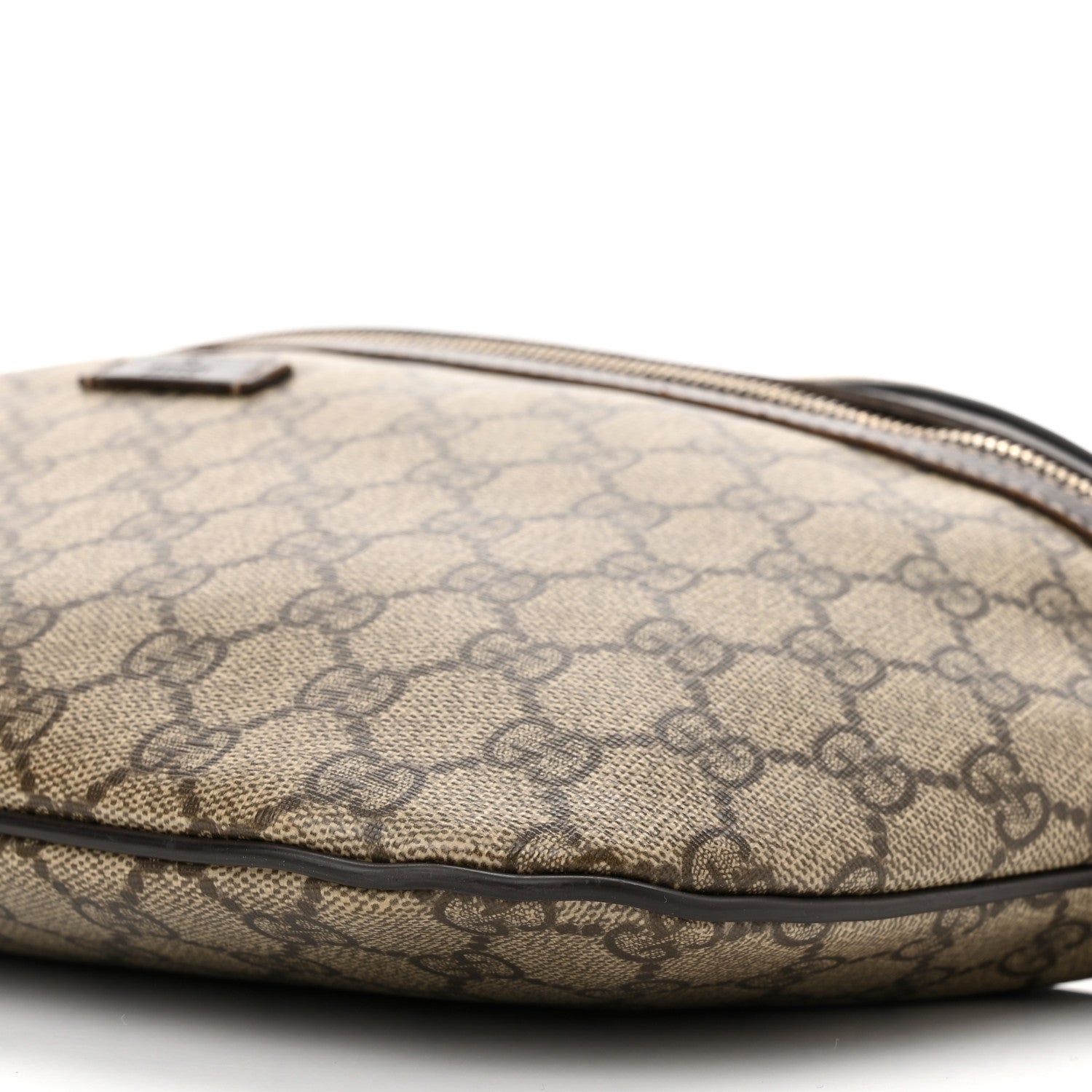 Gucci GG Supreme Monogram Belt Bag Dark Brown 10 of 12
