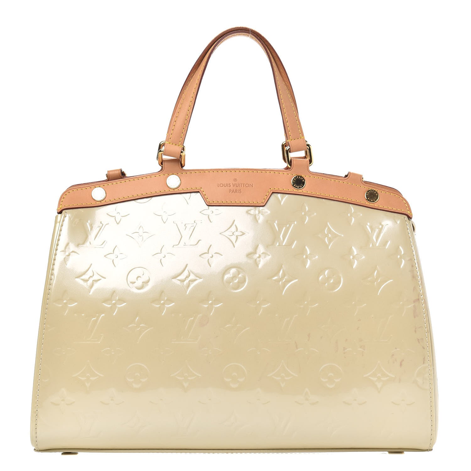 Louis Vuitton Vernis Brea MM Blanc Corail 1 of 10