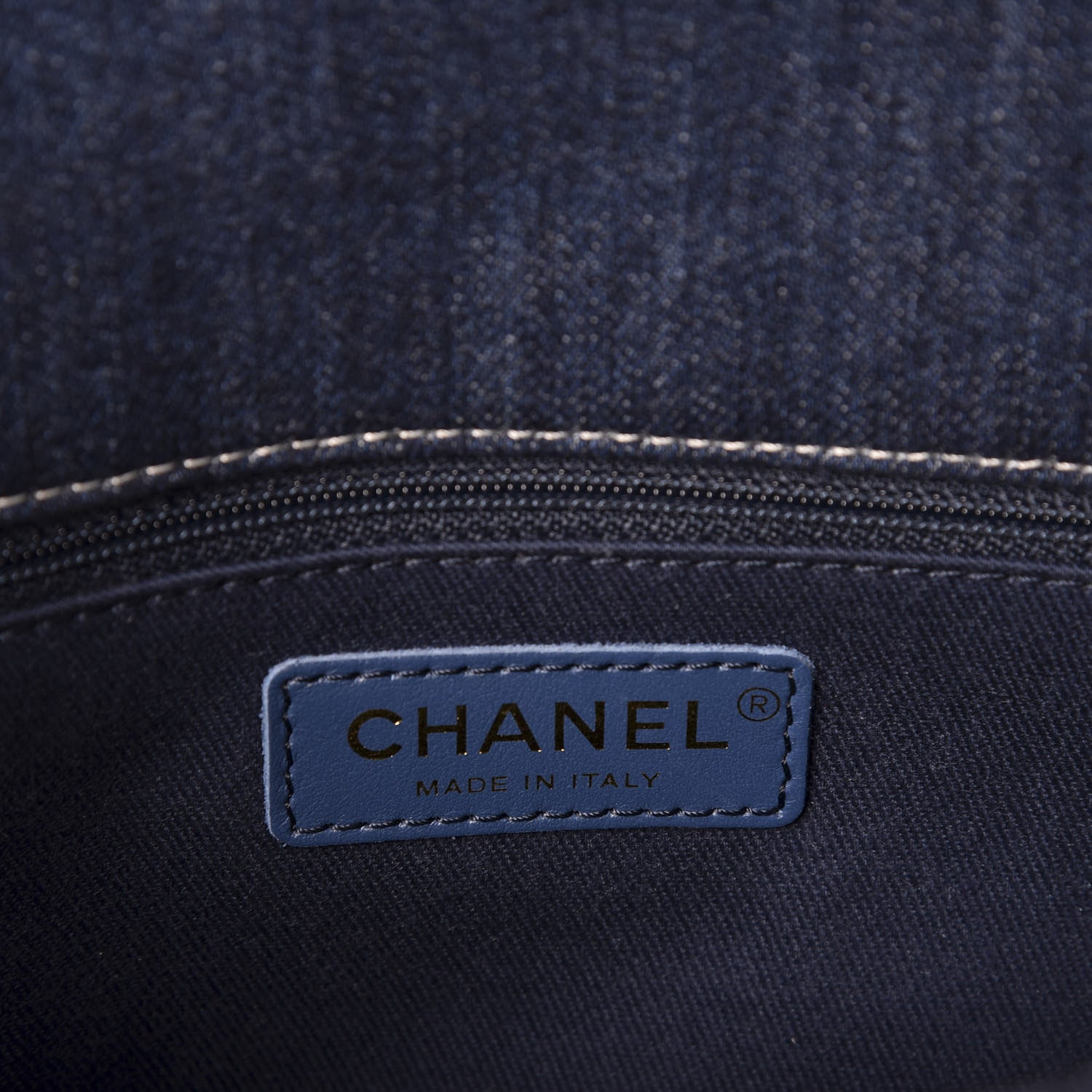 Chanel Denim Quilted Single Flap Blue 7 of 10