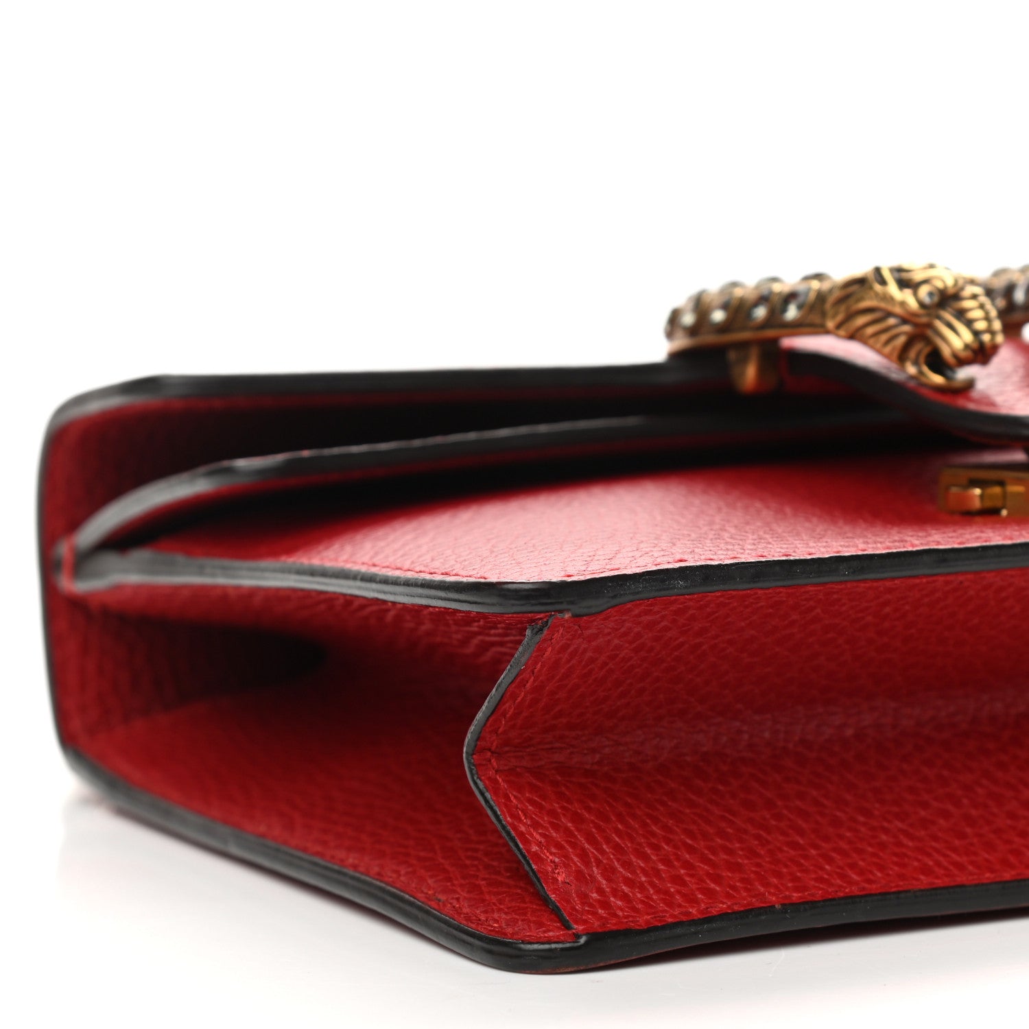 Gucci Calfskin Mini Dionysus Shoulder Bag Hibiscus Red 9 of 10