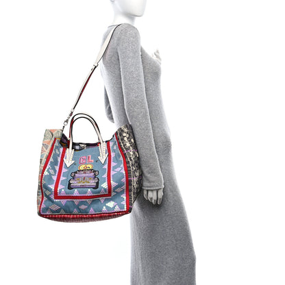 Christian Louboutin Jacquard Embellished Manilacaba Tote Multicolor 2 of 12
