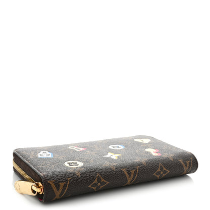Louis Vuitton Monogram LV Love Lock Zippy Wallet 4 of 12