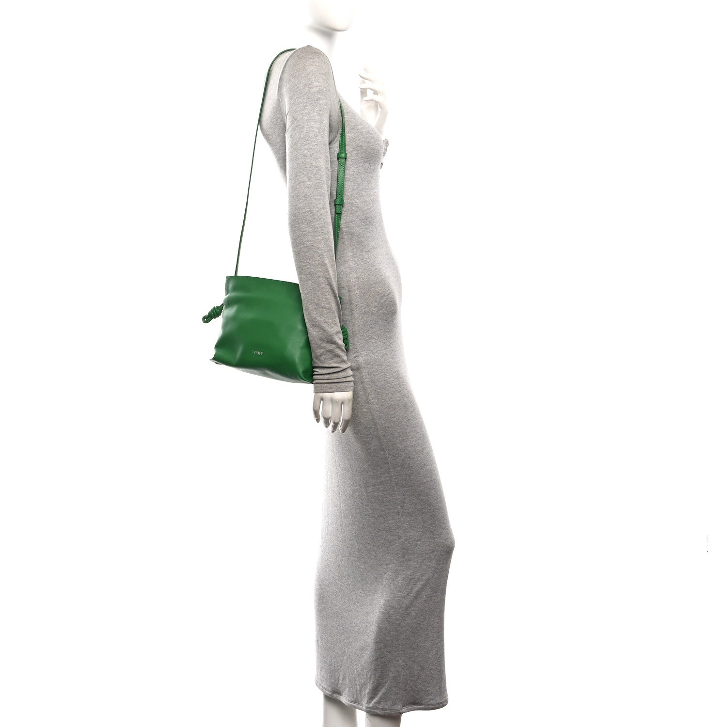 Loewe x SUNA FUJITA Nappa Bunny Mini Flamenco Knot Clutch Tropical Green 2 of 8