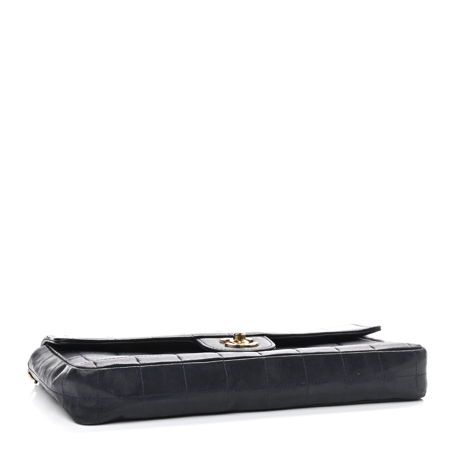 Chanel Lambskin East West Chocolate Bar Flap Black 4 of 10
