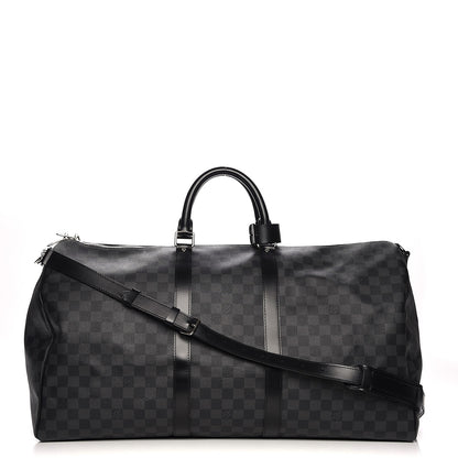 Louis Vuitton Damier Graphite Keepall Bandouliere 55 1 of 7