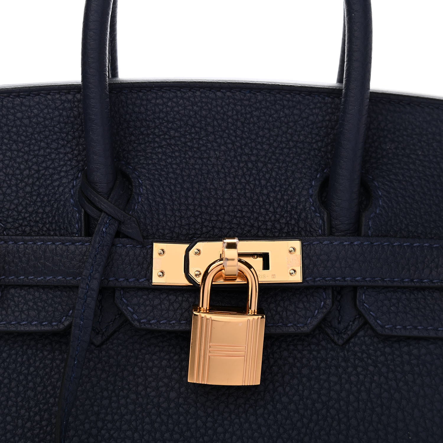 Hermes Togo Birkin 25 Bleu Nuit 9 of 9