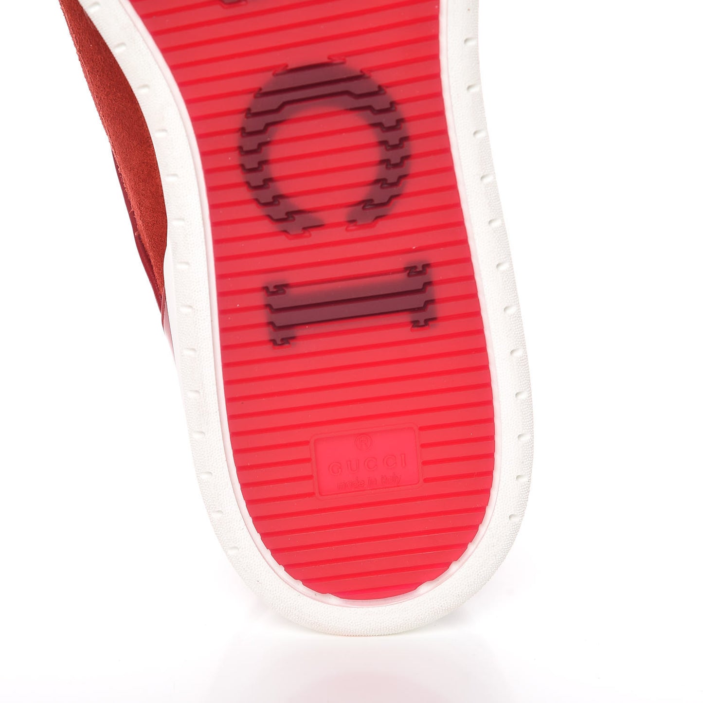 Nappa Moorea Mens Prince Interlocking G Sneakers 14.5 Rosso