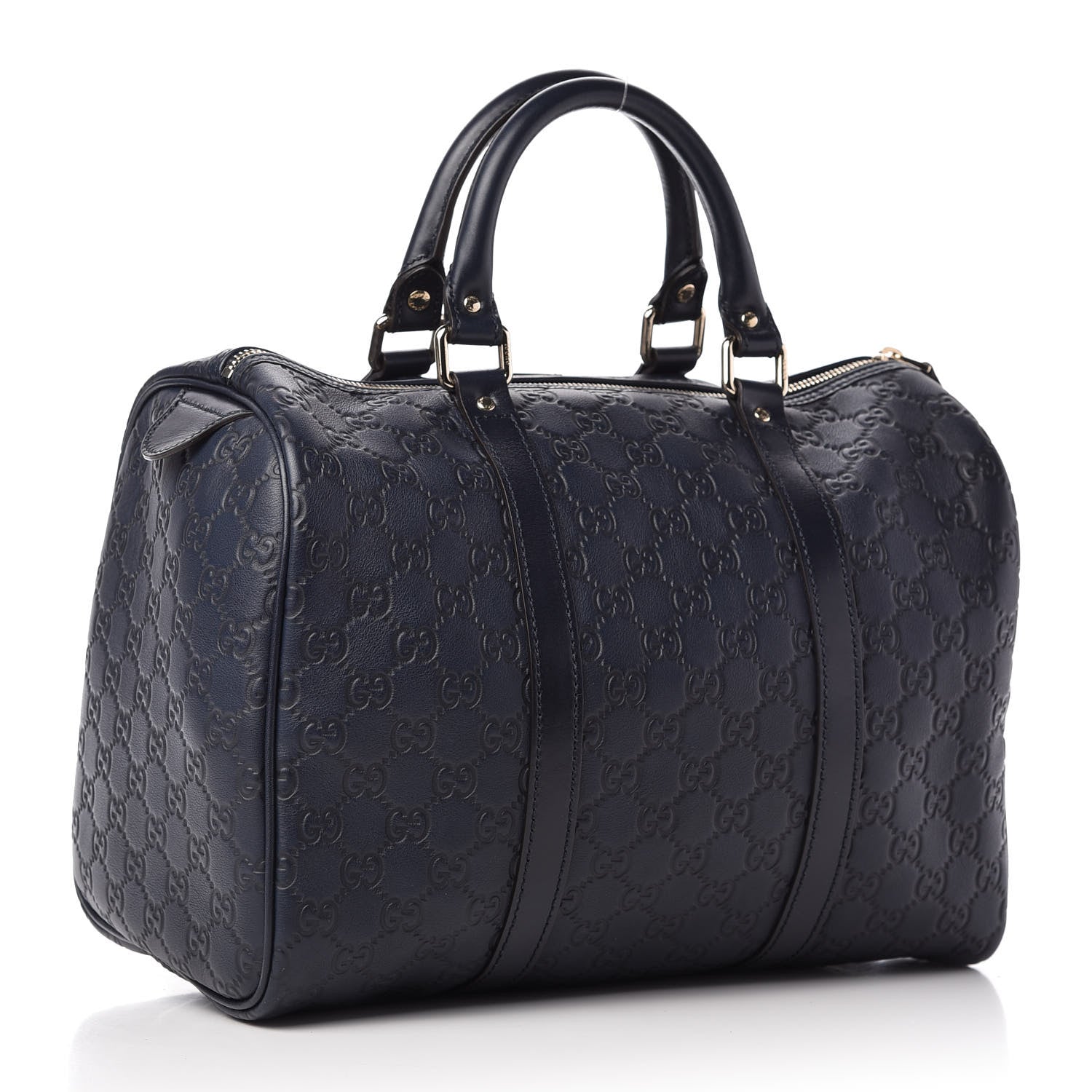 Gucci Guccissima Medium Joy Boston Blue 3 of 9