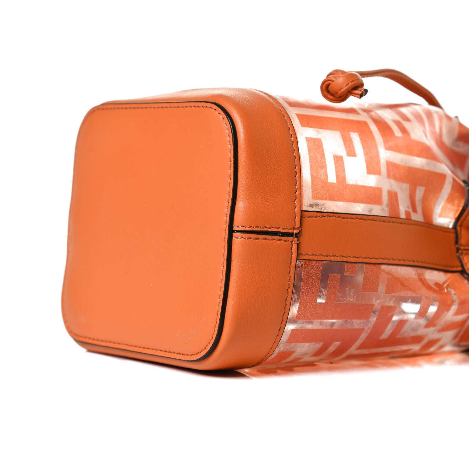 Fendi TPU FF Vitello Grace F is Fendi Mini Mon Tresor Bucket Bag Aranciata 10 of 13