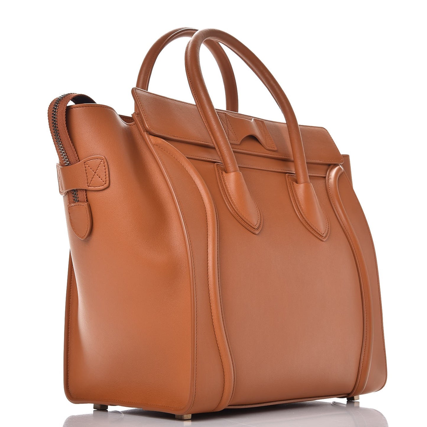 Smooth Calfskin Mini Luggage Light Copper