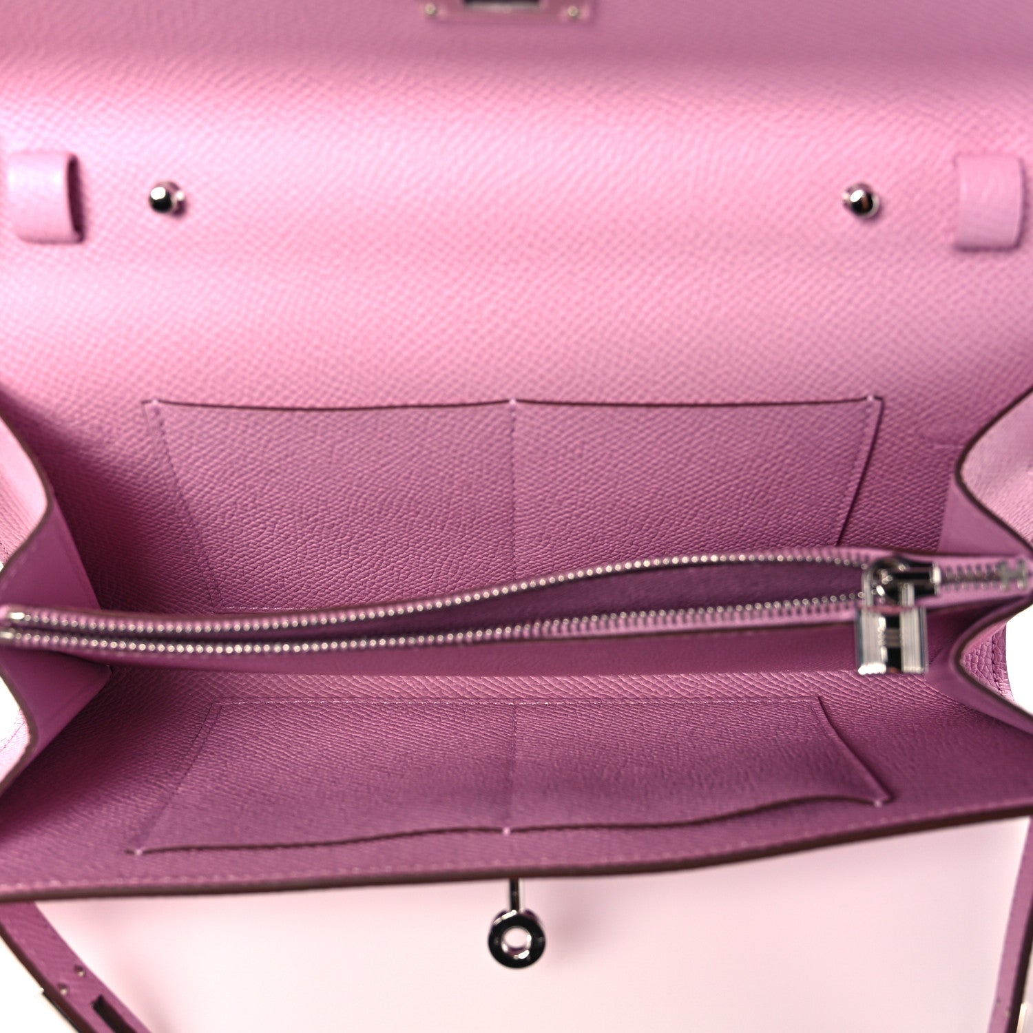Hermes Epsom Kelly To Go Wallet Mauve Sylvestre 5 of 10