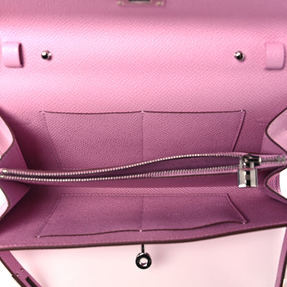 Hermes Epsom Kelly To Go Wallet Mauve Sylvestre 5 of 10