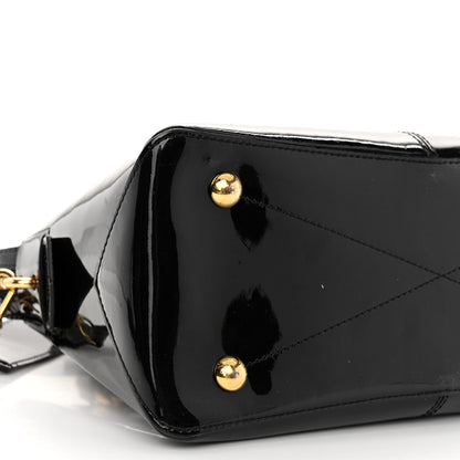 Louis Vuitton Patent Calfskin Miroir Tote Black 8 of 10