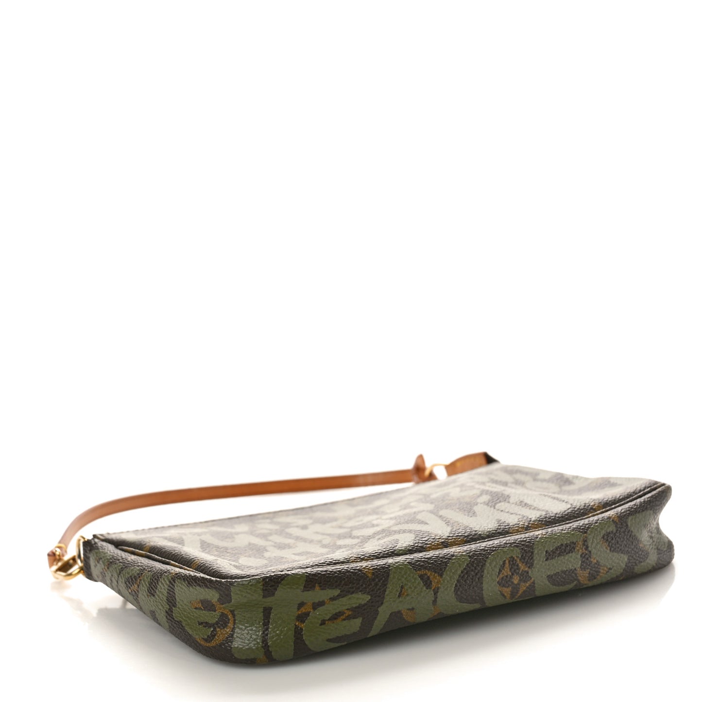 Monogram Graffiti Pochette Accessories Kaki