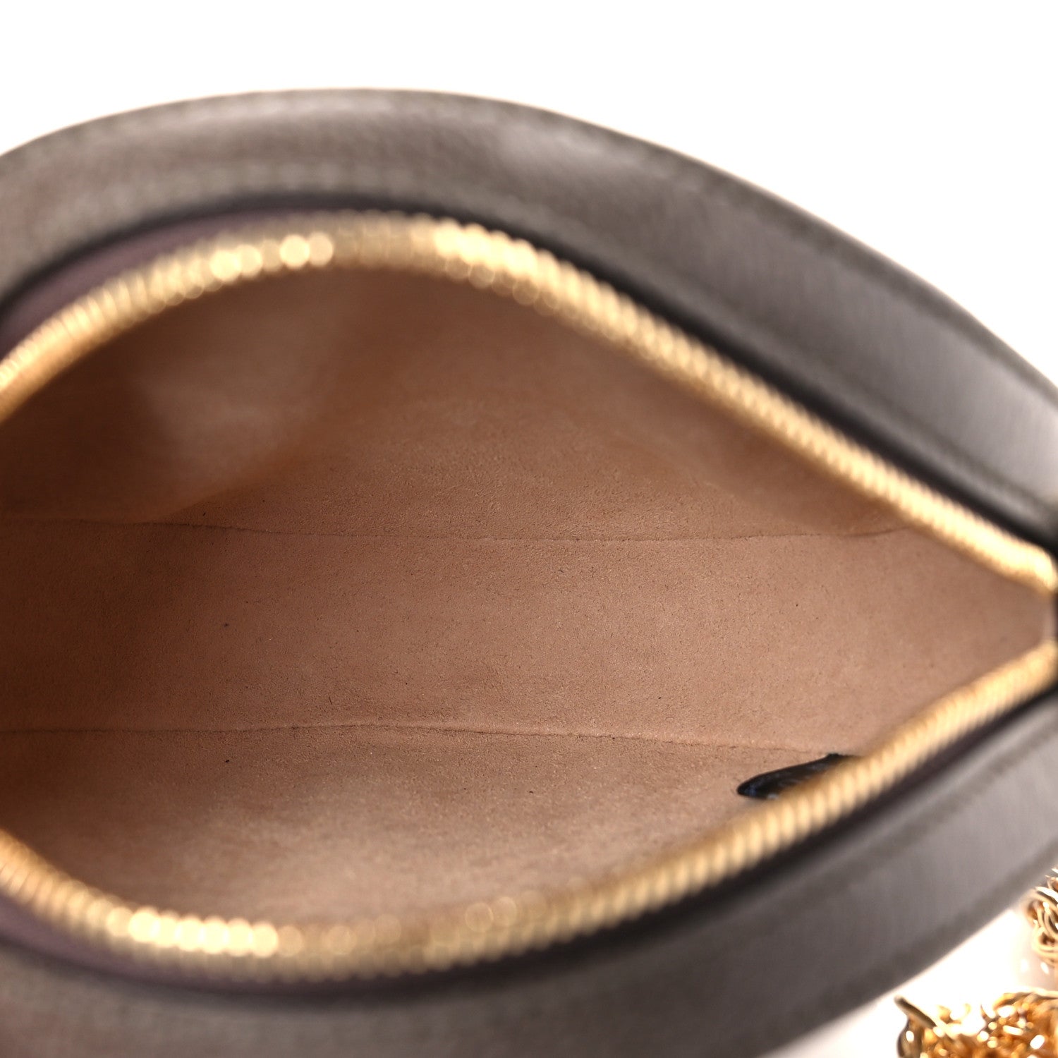 Gucci GG Supreme Monogram Web Mini Ophidia Round Shoulder Bag Brown 5 of 10