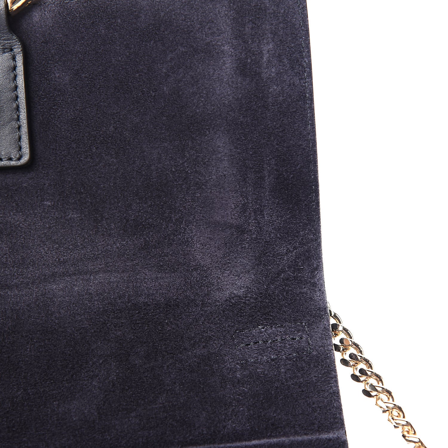 Chloe Smooth Calfskin Quilted Small Faye Day Shoulder Bag Full Blue 8 of 12
