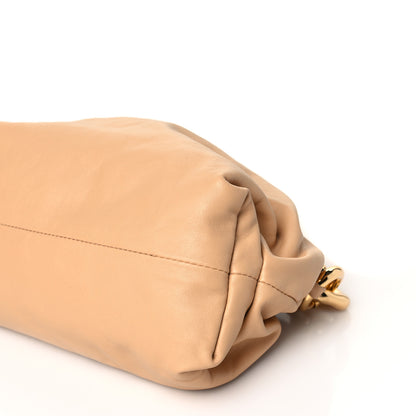 Bottega Veneta Calfskin The Pouch Chain Almond 10 of 10