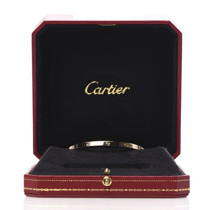 Cartier 18K Yellow Gold Small LOVE Bracelet 17 5 of 5