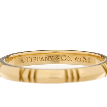 Tiffany 18K Yellow Gold Atlas X Closed Narrow Ring 54 7 4 of 4