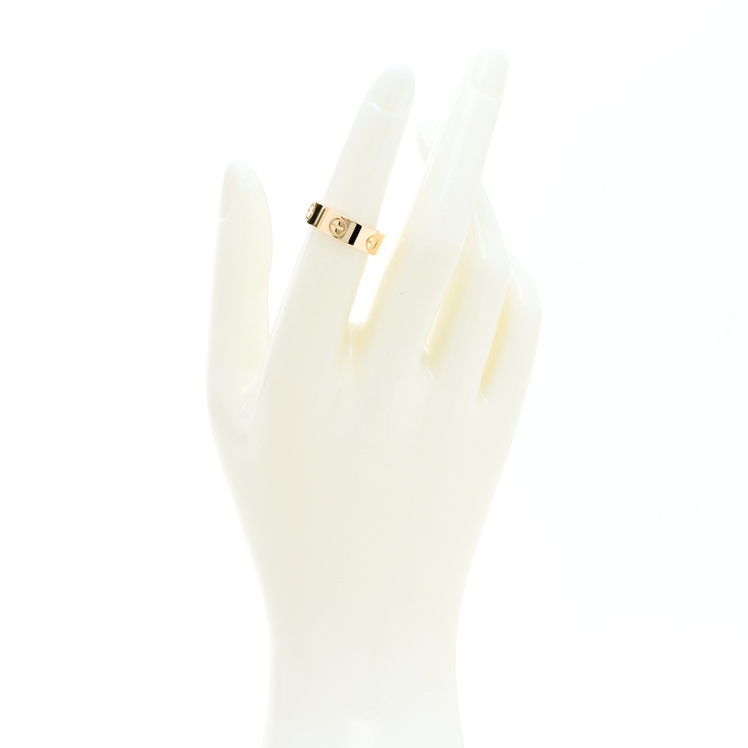 Cartier 18K Yellow Gold 5.5mm LOVE Ring 51 5.75 2 of 4