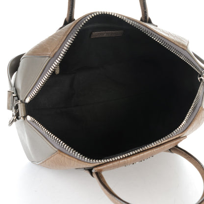 Givenchy Lambskin Crocodile Embossed Medium Antigona Grey 5 of 10