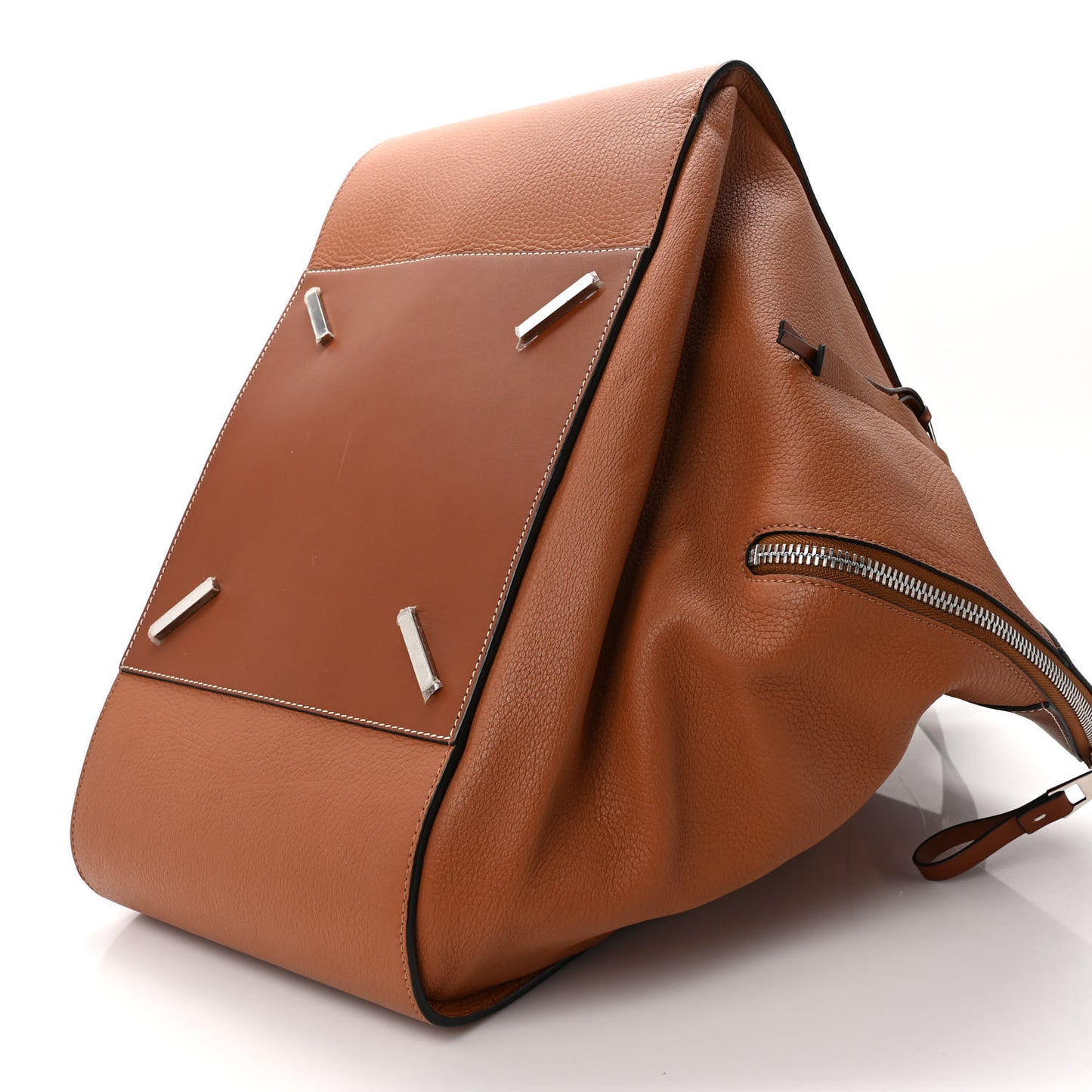 Calfskin Extra Large Hammock Shoulder Bag Light Caramel