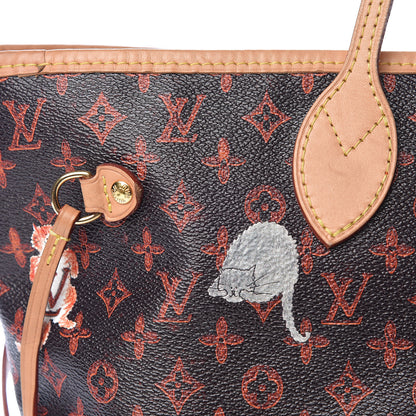 Louis Vuitton Catogram Neverfull MM Marron 10 of 15