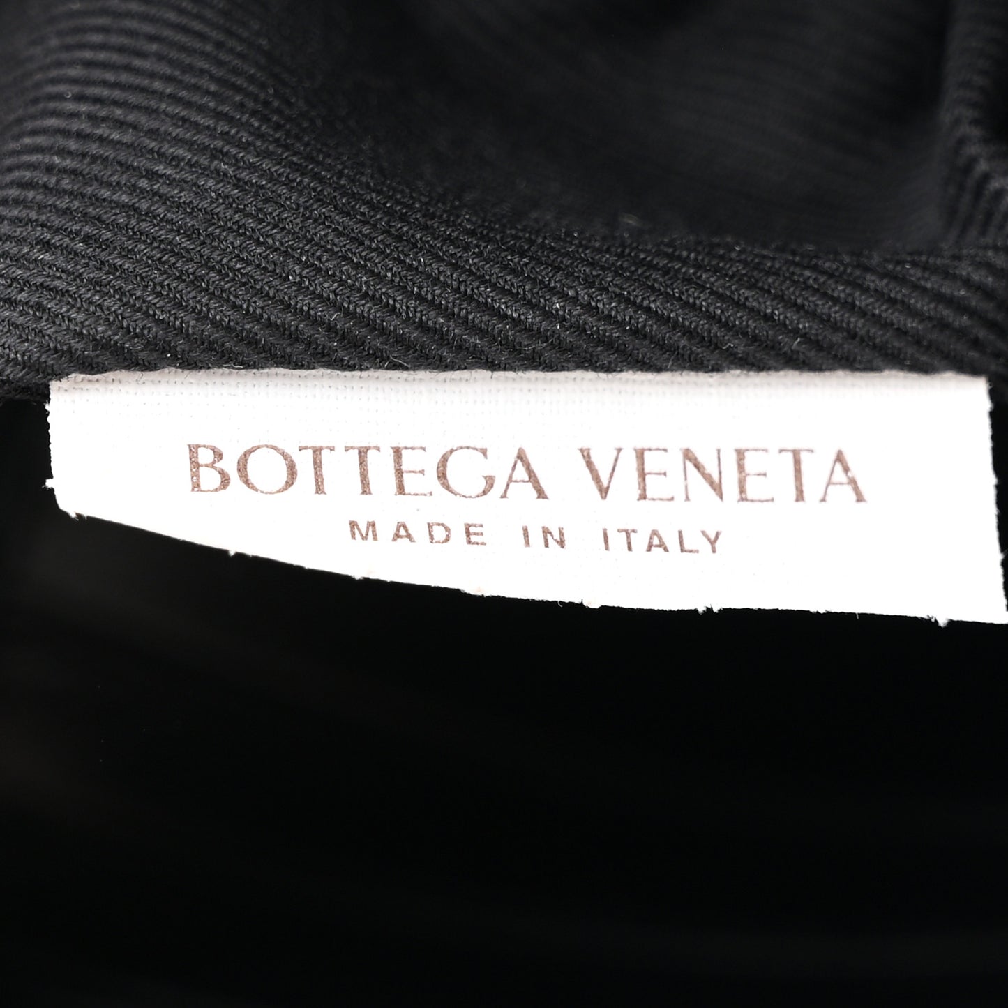Nappa Intrecciato Flat Zip Pouch Black