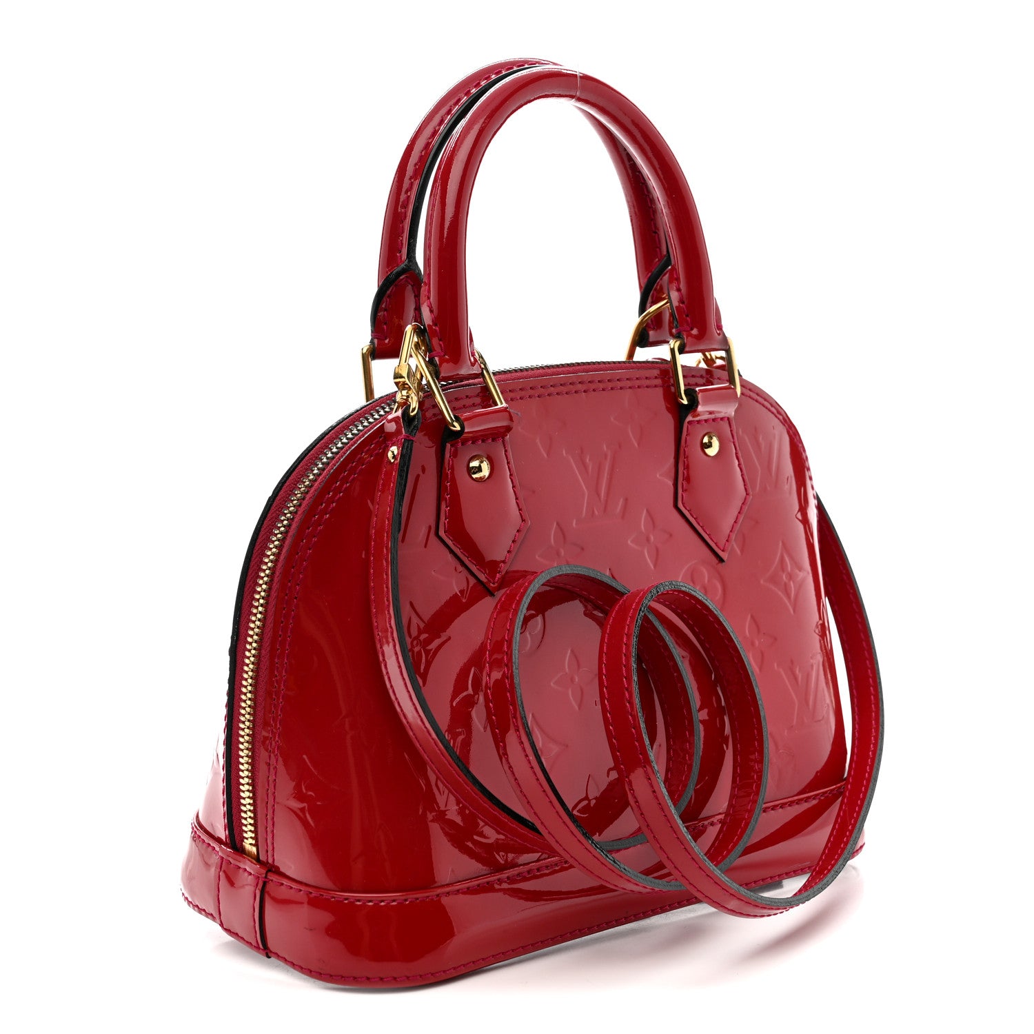 Louis Vuitton Vernis Alma BB Rose Indien 3 of 10