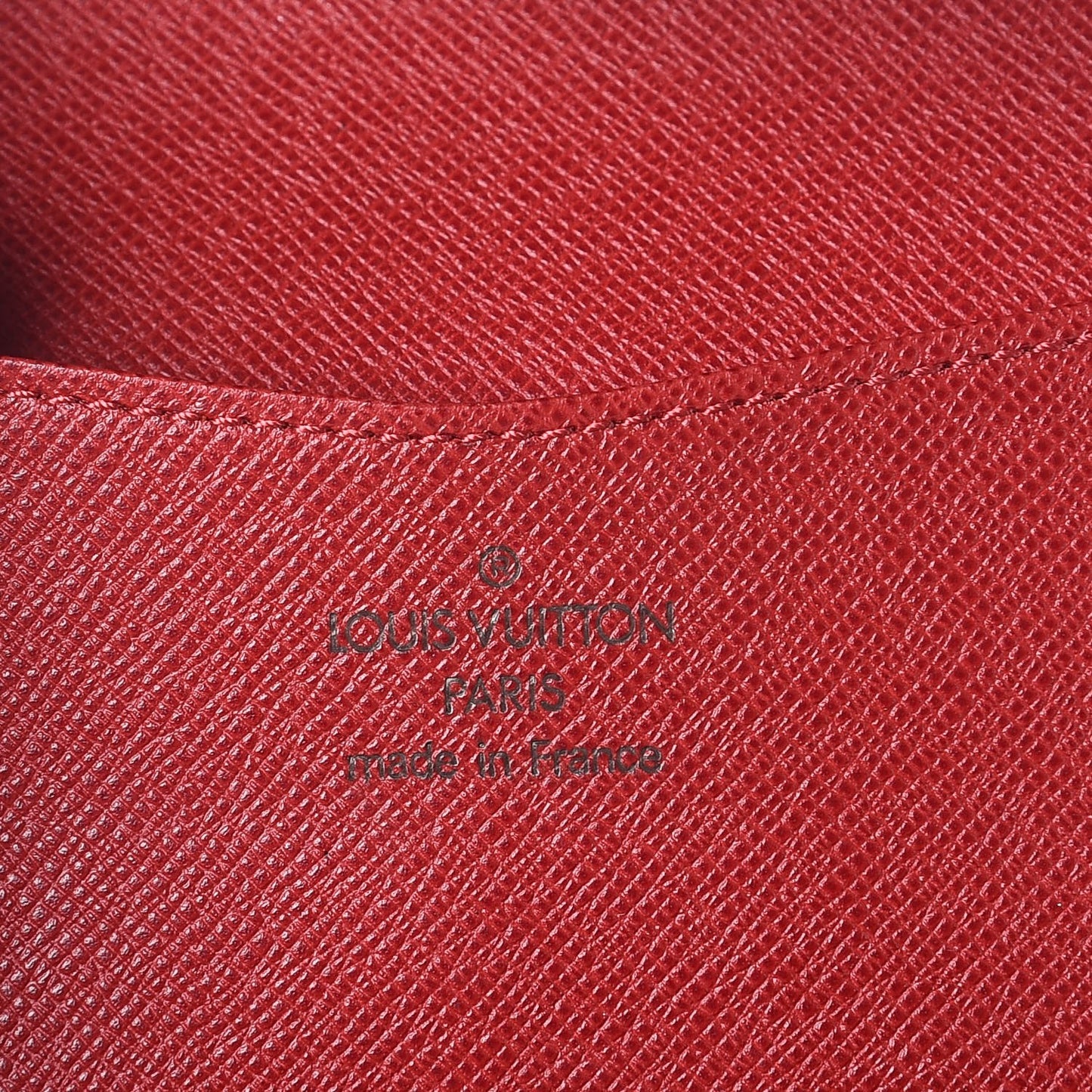 Monogram Josephine Wallet Red