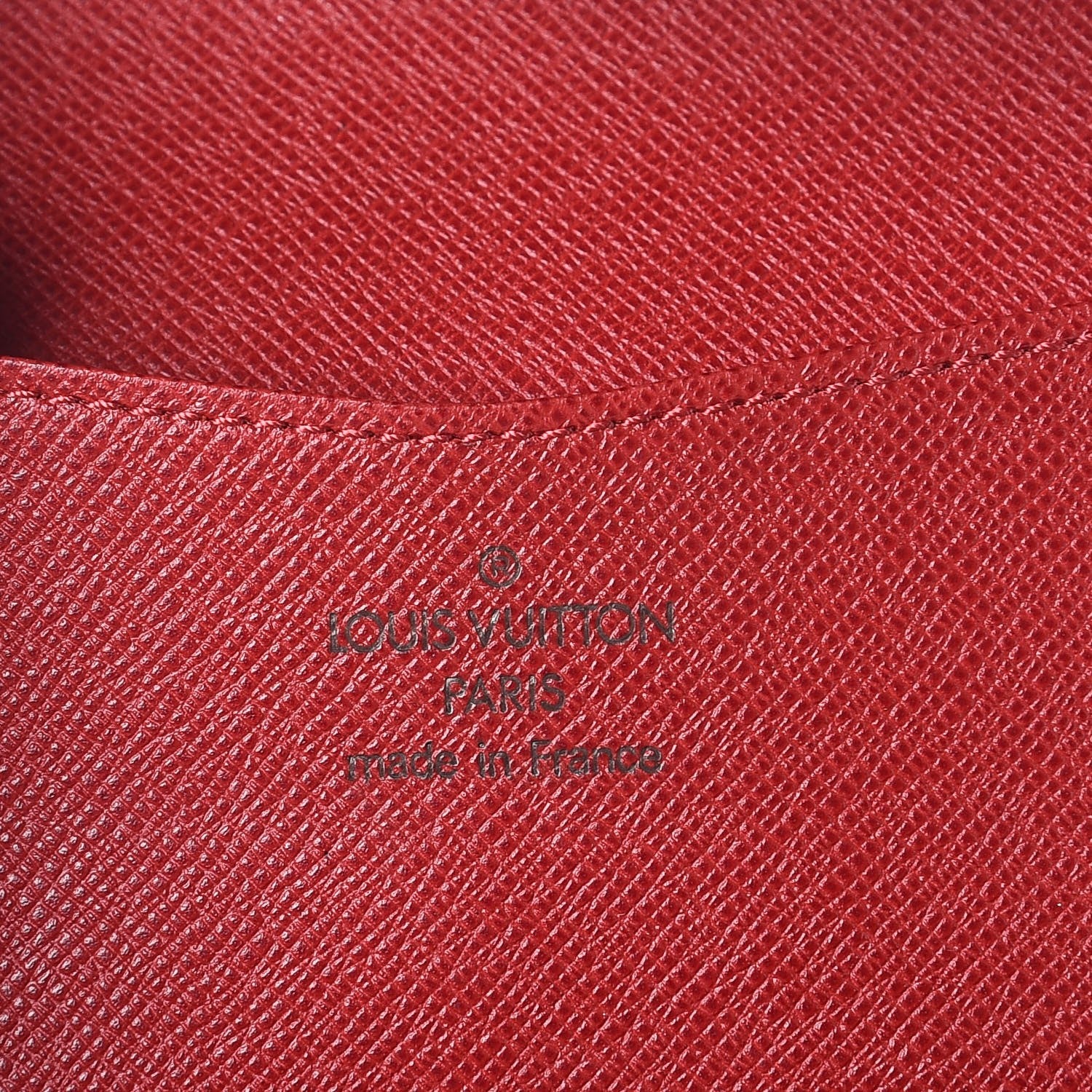 Louis Vuitton Monogram Josephine Wallet Red 9 of 11