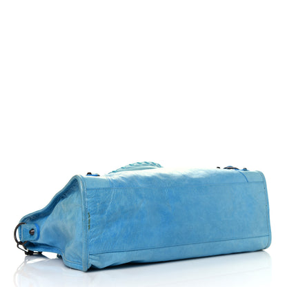 Balenciaga Agneau Classic Hardware City Bleu Paon 5 of 12