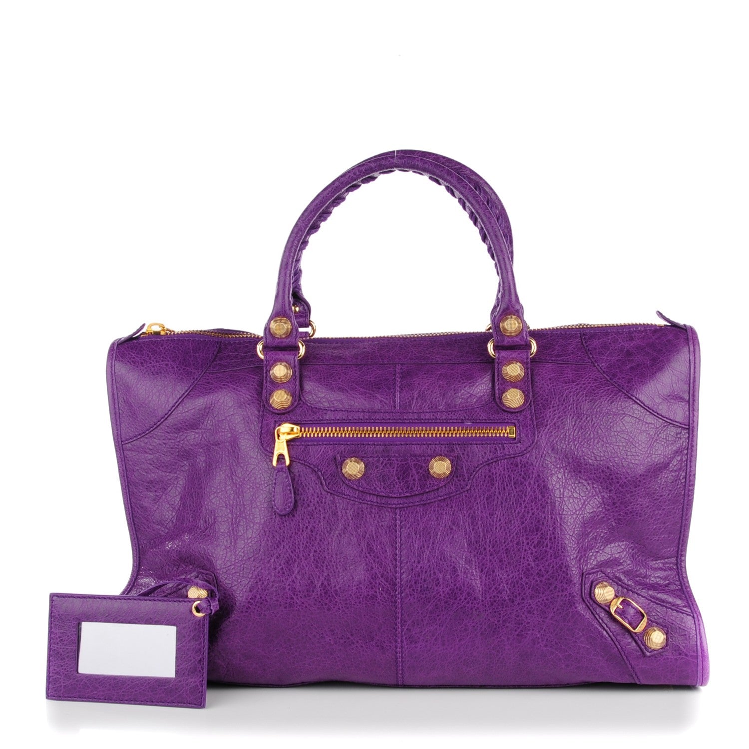 Balenciaga Agneau Giant 12 Gold Hardware Work Ultraviolet 1 of 9