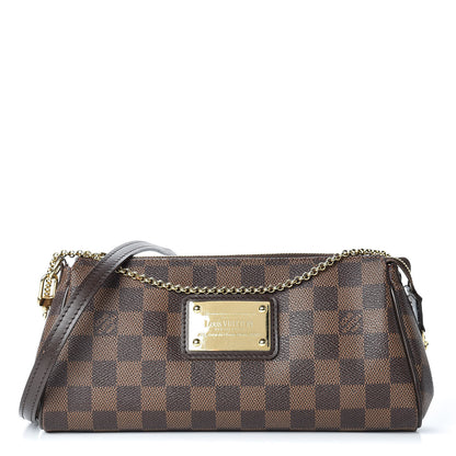Louis Vuitton Damier Ebene Eva Clutch 1 of 10