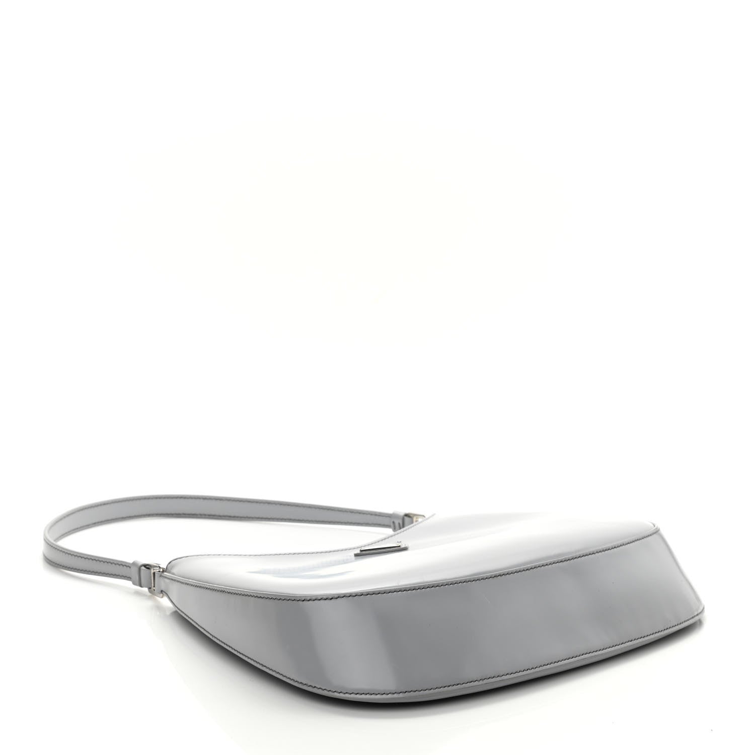 Prada Spazzolato Cleo Shoulder Bag Fiordaliso 4 of 9