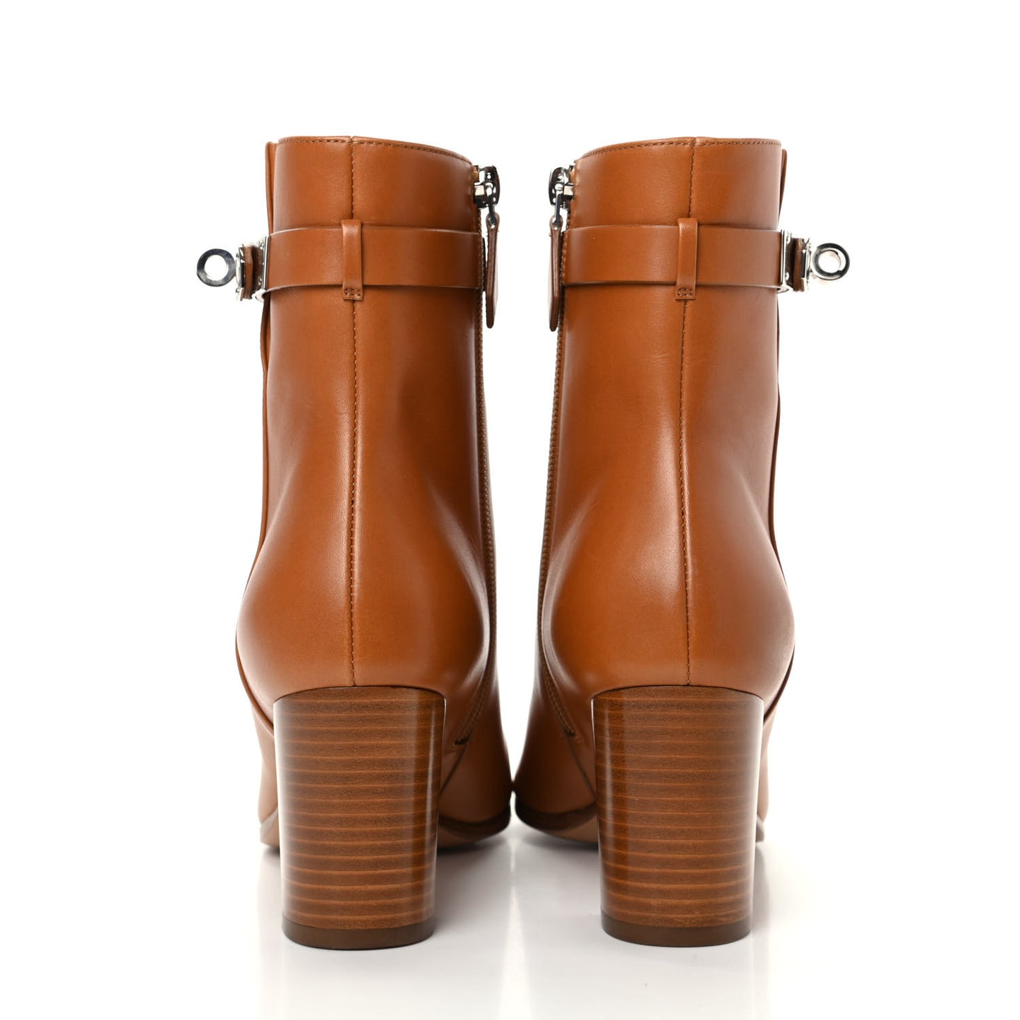 Calfskin Saint Germain Ankle Boots 36.5 Naturel