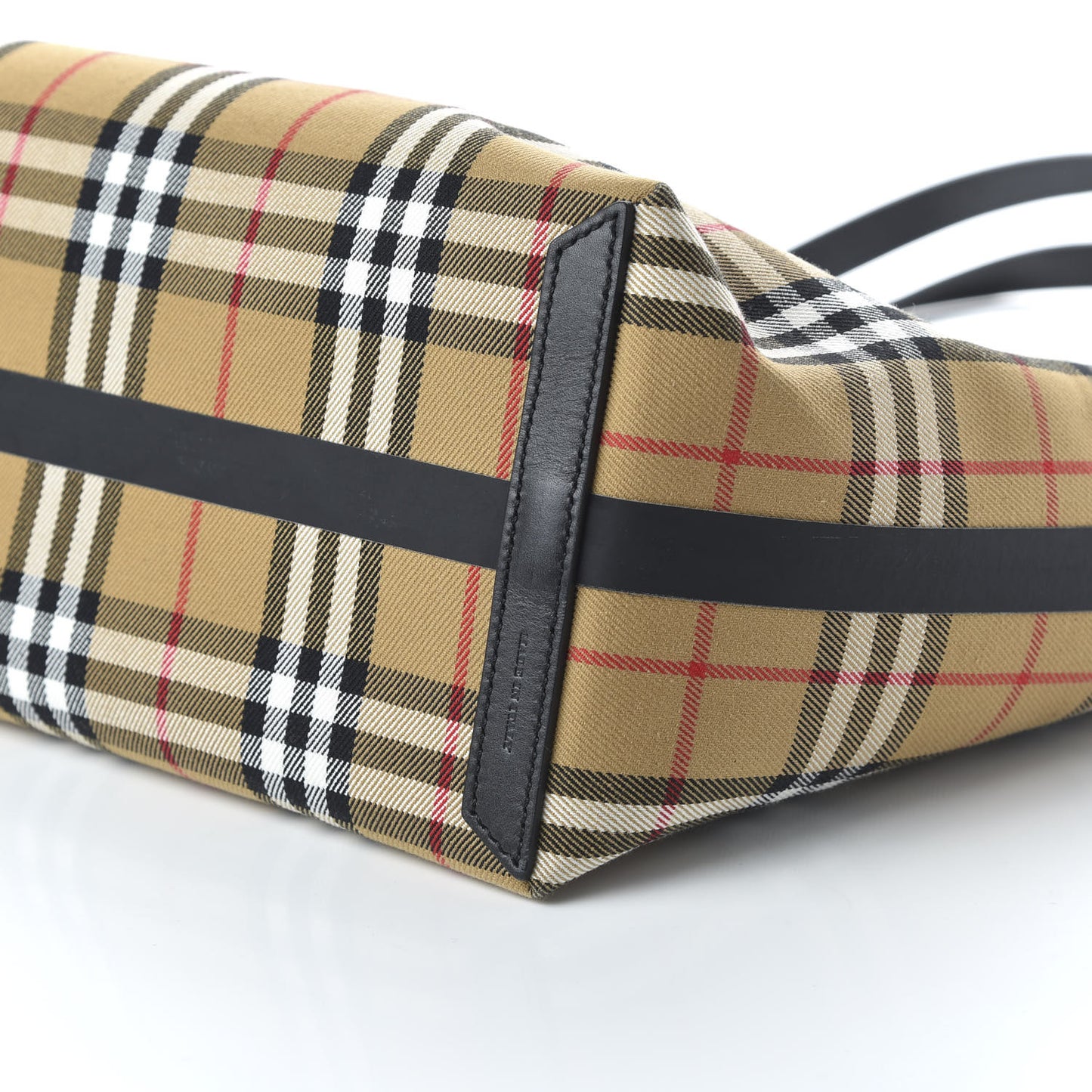 Vintage Check The Giant Reversible Tote Antique Yellow Bright Red