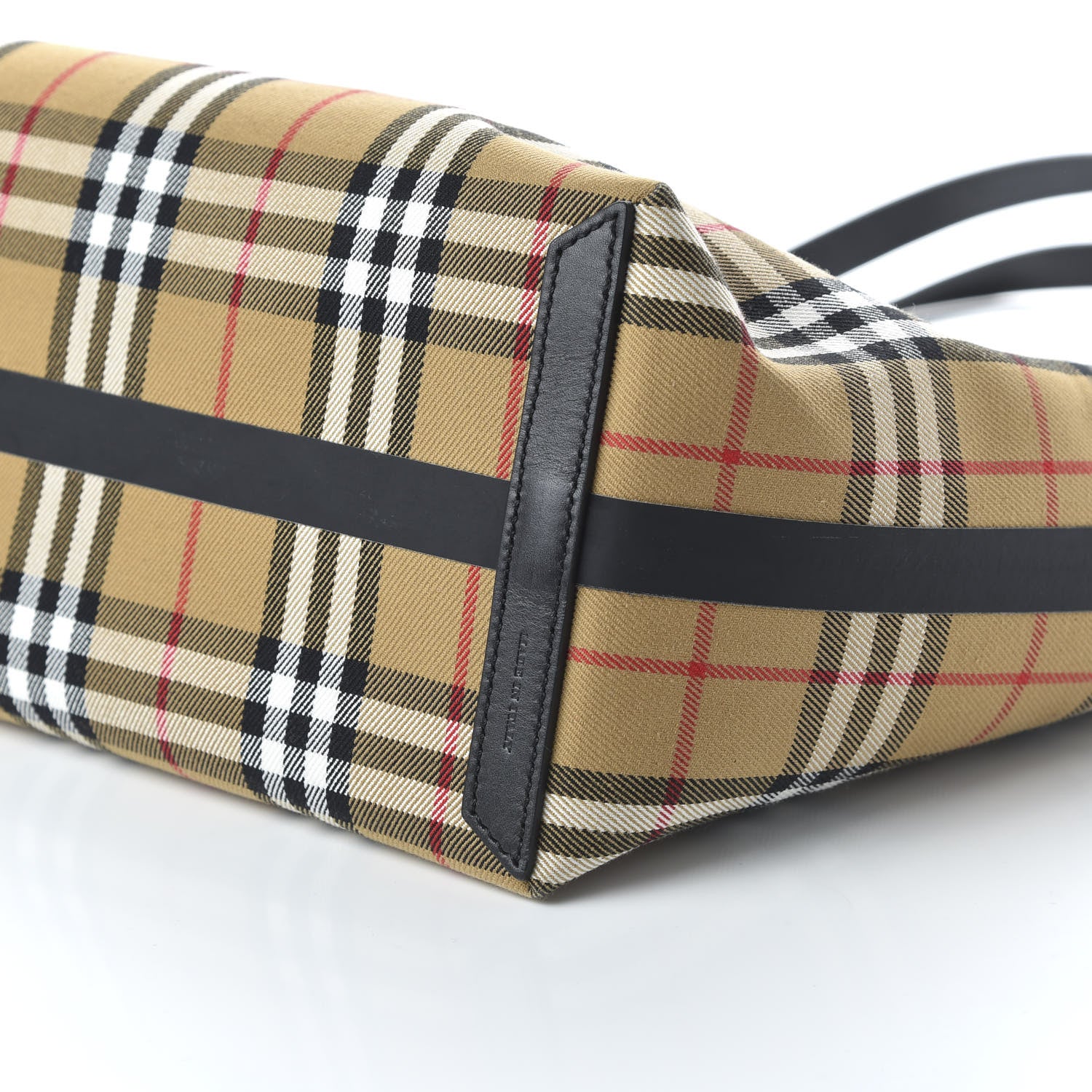 Burberry Vintage Check The Giant Reversible Tote Antique Yellow Bright Red 7 of 16