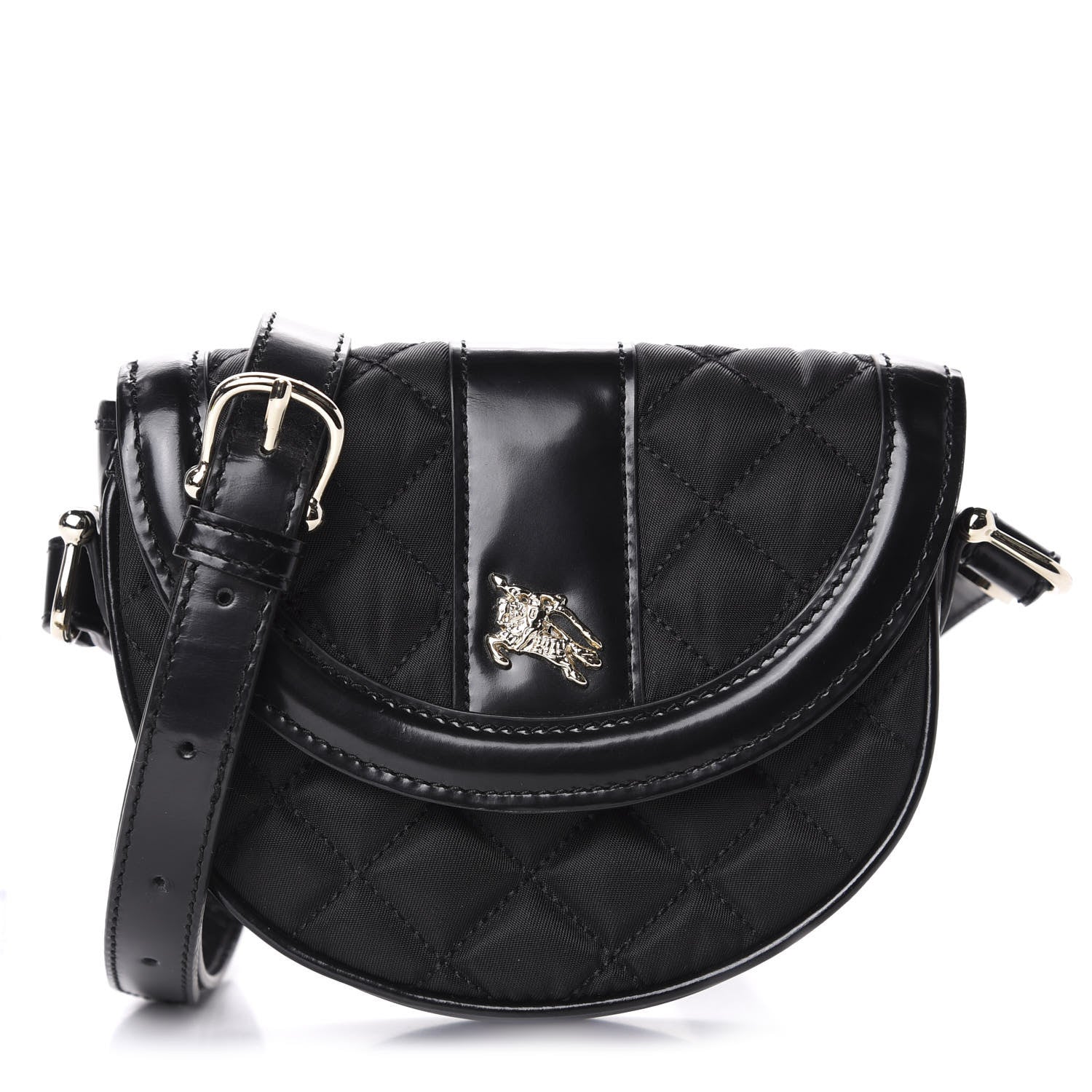 Burberry Nylon Quilted Crossbody Black 1 of 9