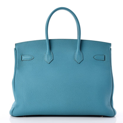 Hermes Togo Birkin 35 Turquoise 4 of 33