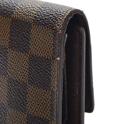 Louis Vuitton Damier Ebene Porte Tresor Etui Papier Wallet 9 of 16