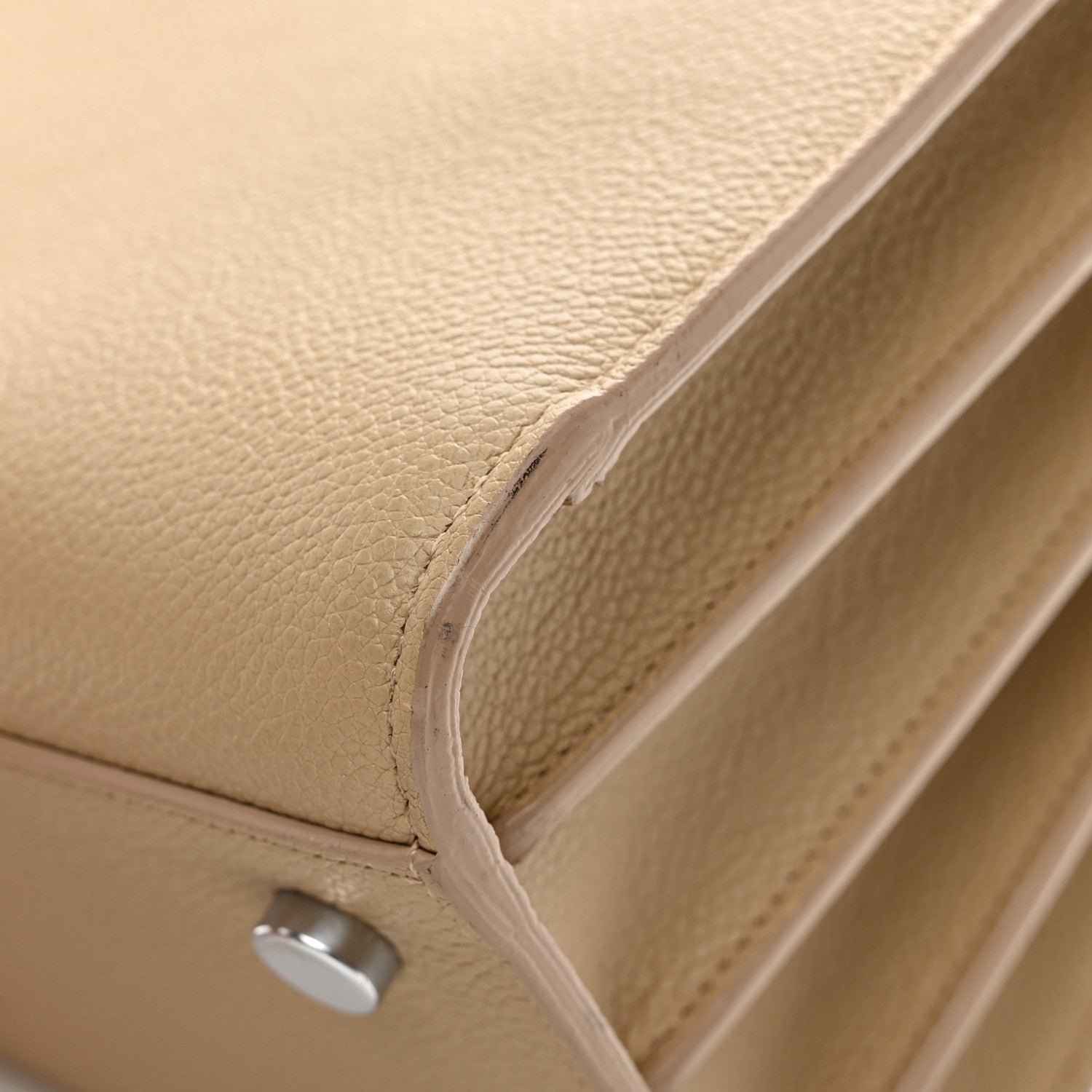 Saint Laurent Grained Calfskin Baby Sac De Jour Dark Beige 11 of 11