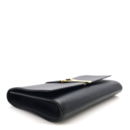 Saint Laurent Calfskin Classic Y Ligne Clutch Black 4 of 6