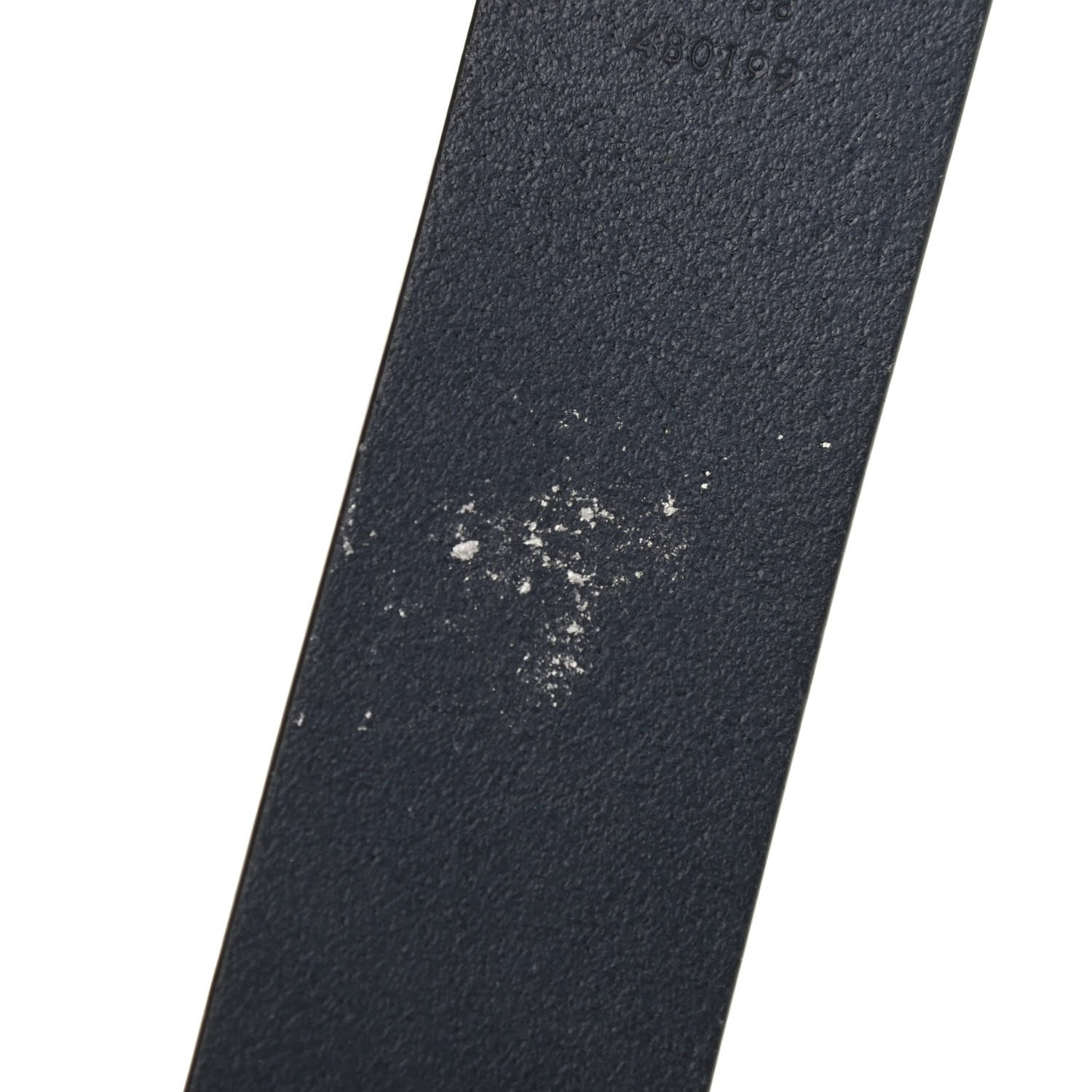 Gucci Selleria Calfskin Mens Interlocking G 37mm Belt 95 38 Black 6 of 6
